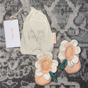 NWT Meri Meri flower booties